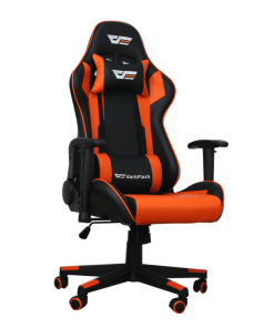 Alternative view of DarkFlash RC350SE Butterfly-Function Series Gaming Chair, 24 Density Cotton Backrest & Setted Cotton Seat Cushion, 1.5mm Thickness Iron Frame, Up to 160° Reclining Seat Back, Black/Orange | RC350SE