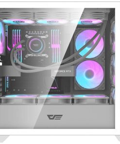 Aigo DarkFlash DRX90 White PC Case with Cooling