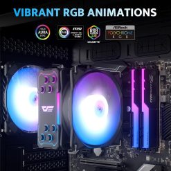 darkFlash Z4Pro Mist 120mm ARGB CPU Air Cooler