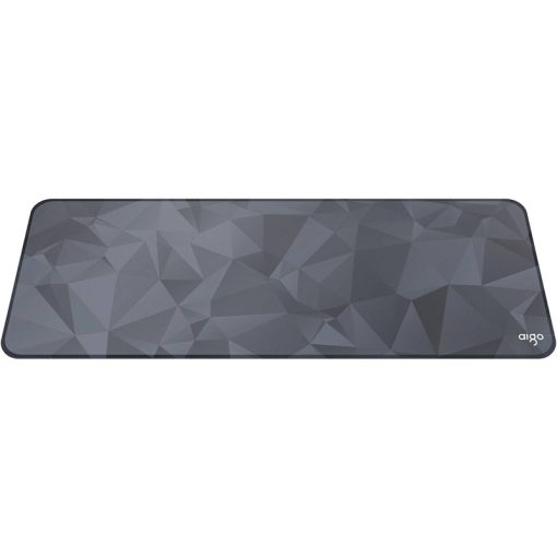 Aigo M2 Large Mouse Pad 800×300×3mm with Anti-Slip Base & Edge Wrapping – Gray - Image 2