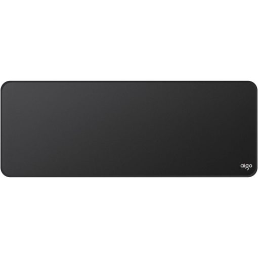 Aigo M2 Large Mouse Pad 800×300×3mm with Anti-Slip Base & Edge Stitching – Black - Image 2