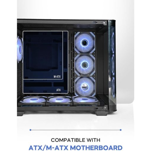 Tortox Curvo Black Case with USB Type-C Port