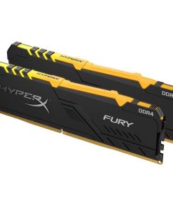 HyperX Fury RGB 16GB (2x8GB) DDR4 3733MHz CL16 1Rx8 XMP Desktop Gaming RAM Kit – Dynamic RGB Lighting