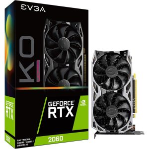 EVGA GeForce RTX 2060 KO Ultra Gaming 6GB GDDR6 Dual-Fan GPU with Metal Backplate – Used in Excellent Condition