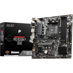 MSI PRO B550M-P GEN3 AM4 Motherboard with DDR4 Support