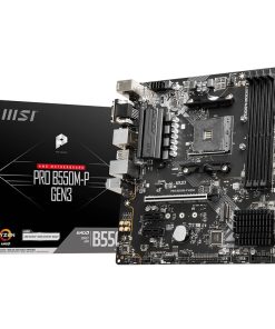 MSI PRO B550M-P GEN3 AM4 Motherboard with DDR4 Support