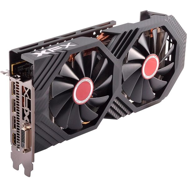 XFX AMD Radeon RX 580 8GB GDDR5 PCIe 3.0 Graphics Card Black – Used - Image 2