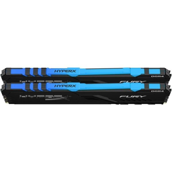 HyperX Fury RGB 16GB (2x8GB) DDR4 3733MHz CL16 1Rx8 XMP Desktop Gaming RAM Kit – Dynamic RGB Lighting - Image 3