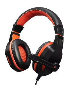 Meetion HP010 Wired Gaming Headset with External Microphone – Orange/Black
