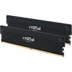 Crucial Pro DDR5 32GB (2x16GB) 6400MHz CL38 – Overclocking Gaming RAM, Intel XMP 3.0 / AMD EXPO, Black