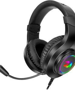 Redragon Hylas H260 Wired RGB Gaming Headset with Microphone – Multi-Platform Compatibility with Xbox One, PS4, PS5, Nintendo Switch, PC & Laptops