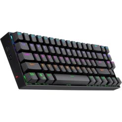 Redragon K599 Deimos Wireless/Wired Mechanical Gaming Keyboard – 60% Compact TKL Design, 70-Key RGB Backlit with Red Switches, for Windows PC – Black