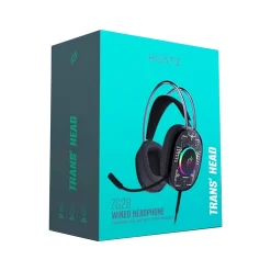 Heatz Wired Gaming Headset ZG28 Transparent - Black