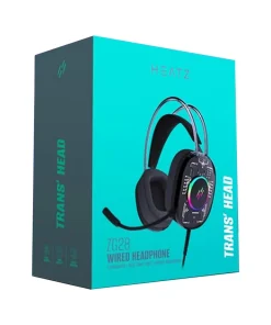 Heatz Wired Gaming Headset ZG28 Transparent - Black