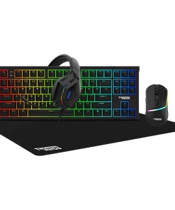 Alternative view of Twisted Minds TM-HORIZON-X 4-in-1 Wired Gaming Combo – Keyboard, Adjustable DPI Mouse, Steady-Light Headset & Mouse Pad – Black