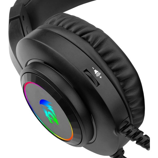 Redragon Hylas H260 Wired RGB Gaming Headset with Microphone – Multi-Platform Compatibility with Xbox One, PS4, PS5, Nintendo Switch, PC & Laptops - Image 2