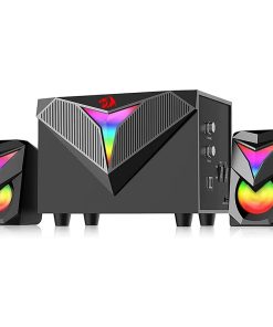Alternative view of Redragon GS700 Toccata 2.1 RGB Computer Speaker System – Wired Subwoofer with Dual Satellite Speakers, Dynamic RGB Lighting, USB Powered – RED-GS700