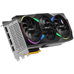 PNY GeForce RTX 5070 Ti Overclocked GPU with ARGB Lighting