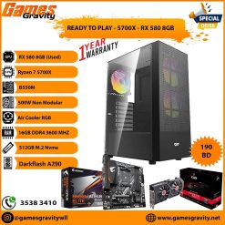 Ryzen 7 5700x - AMD RX 580 8GB (Dual Fan)