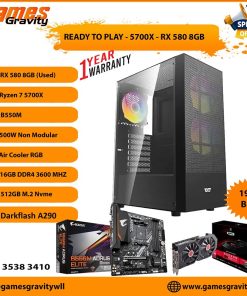 Ryzen 7 5700x - AMD RX 580 8GB (Dual Fan)