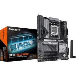 GIGABYTE B850 Eagle WiFi 6E Motherboard – ATX, AM5 Socket, DDR5, PCIe 5.0, 3x M.2, USB-C, 1GbE LAN