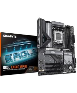 GIGABYTE B850 Eagle WiFi 6E Motherboard – ATX, AM5 Socket, DDR5, PCIe 5.0, 3x M.2, USB-C, 1GbE LAN
