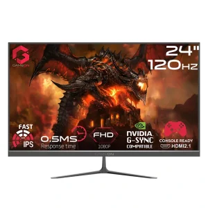 Gameon GOES24FHD120IPS Essential Series 23.8″ FHD Fast IPS Gaming Monitor – 120Hz, 0.5ms MPRT, HDMI 2.1, PS5 Support, Black