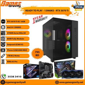 Intel i9-13900KS – NVIDIA RTX 5070 Ti OC 16GB (Triple Fan)