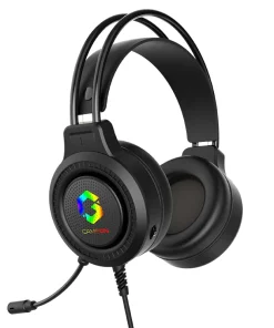 Gameon GOT101 Shadowfire RGB Gaming Headset – Surround Sound, Noise Reduction Mic, Black