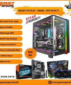 Ryzen 9 9900X – NVIDIA RTX 5070 Ti OC 16GB (Triple Fan)