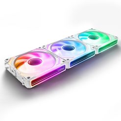 AsiaHorse White Case Fans (3-Pack) | Silent & Efficient Cooling