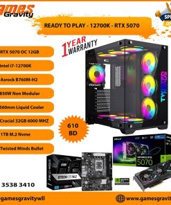 Intel i7-12700K – NVIDIA RTX 5070 OC 12GB (Triple Fan)