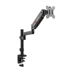 Gameon GO-3363 Heavy-Duty Single Monitor Arm – Spring-Assisted, Pole-Mounted, 17"–32", 9kg Load – For Gaming & Office