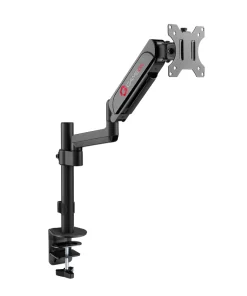 Gameon GO-3363 Heavy-Duty Single Monitor Arm – Spring-Assisted, Pole-Mounted, 17"–32", 9kg Load – For Gaming & Office