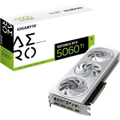 GIGABYTE RTX 5060 Ti AERO OC GPU – 16GB White Edition