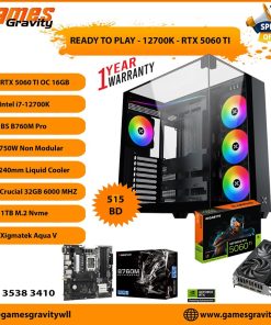 Intel i7-12700K – NVIDIA RTX 5060 Ti OC 16GB