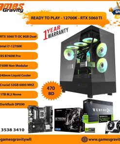 Intel i7-12700K – NVIDIA RTX 5060 Ti OC 8GB