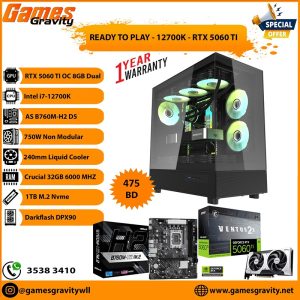 Intel i7-12700K – NVIDIA RTX 5060 Ti OC 8GB