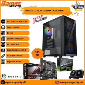 Ryzen 5 5600X – NVIDIA RTX 5060 OC 8GB