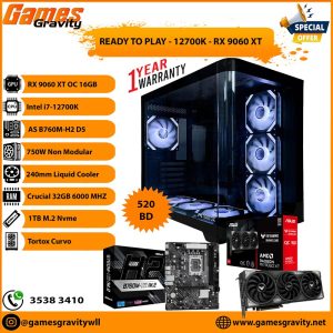 Intel i7-12700K – AMD RX 9060 XT OC 16GB (Triple Fan)