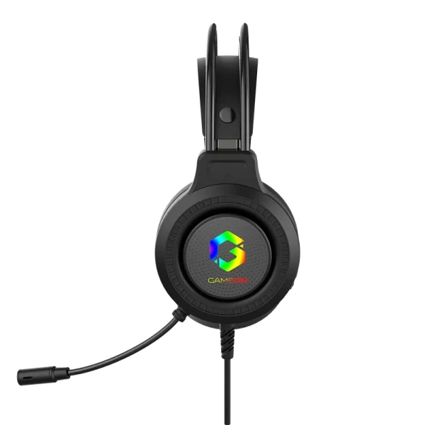 Gameon GOT101 Shadowfire RGB Gaming Headset – Surround Sound, Noise Reduction Mic, Black - Image 2