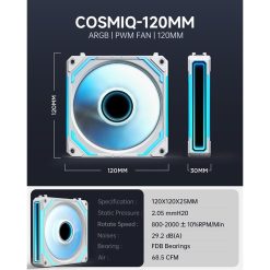 AsiaHorse Dawn 120mm White Fan Design