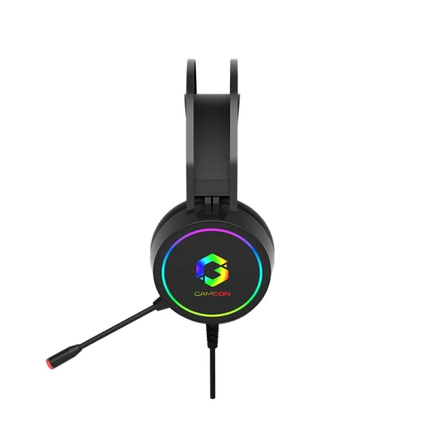 Gameon GOT200A Thunderstrike RGB Gaming Headset – Surround Sound, Noise Reduction Mic, Black - Image 2