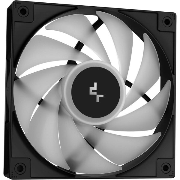 DeepCool LE360 V2 Liquid CPU Cooler – 360mm Radiator, 3x 120mm aRGB Fans, Anti-Leak Tech, Black - Image 3