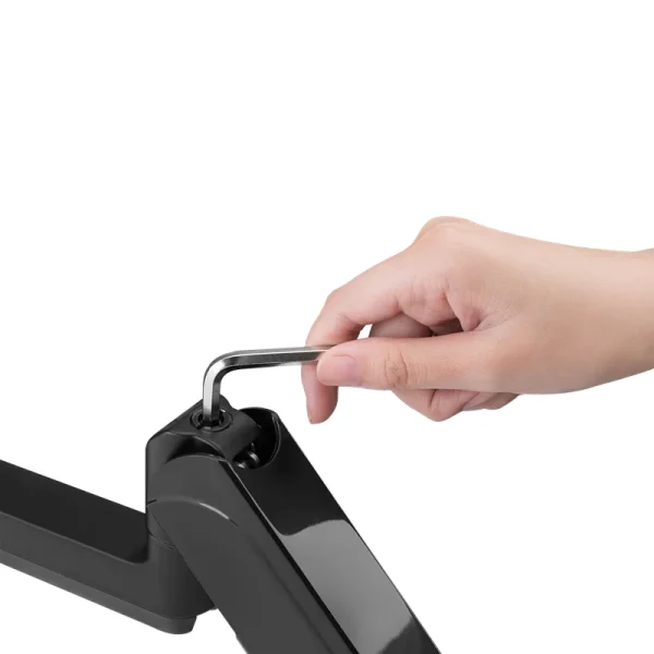 Gameon GO-3363 Heavy-Duty Single Monitor Arm – Spring-Assisted, Pole-Mounted, 17"–32", 9kg Load – For Gaming & Office - Image 3