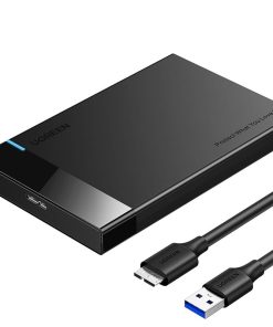 Portable 2.5" SATA External HDD & SSD Enclosure with USB 3.0 – High-Speed Data Transfer for Windows, Mac & Android