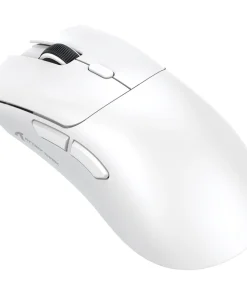 Attack Shark R1 Wireless Gaming Mouse – 18,000 DPI, 59g Ultralight, Tri-Mode Connectivity – White