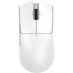 Alternative view of Attack Shark X11 Wireless Gaming Mouse with RGB Charging Dock, Tri-Mode Connectivity & 22,000 DPI Sensor – Lightweight White