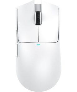 Alternative view of Attack Shark X11 Wireless Gaming Mouse with RGB Charging Dock, Tri-Mode Connectivity & 22,000 DPI Sensor – Lightweight White