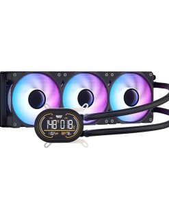 DarkFlash DH360D Black Liquid CPU Cooler with Display in Bahrain